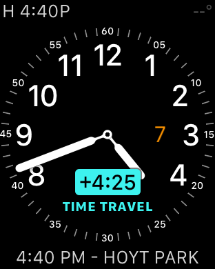 WatchOS2 Complication with Time Travel